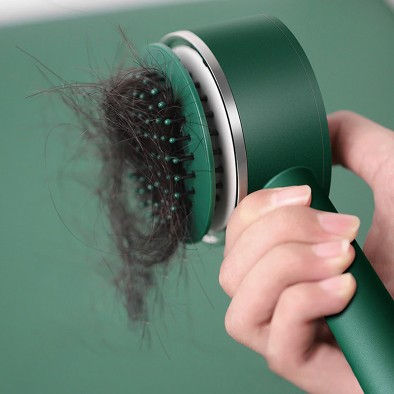 Magic-Air Haarbürste | Die selbstreinigende Massagehaarbürste für gesundes Haar