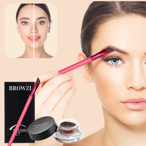 Browzi Augenbrauenset | Kit für dauerhafte vollere Augenbrauen