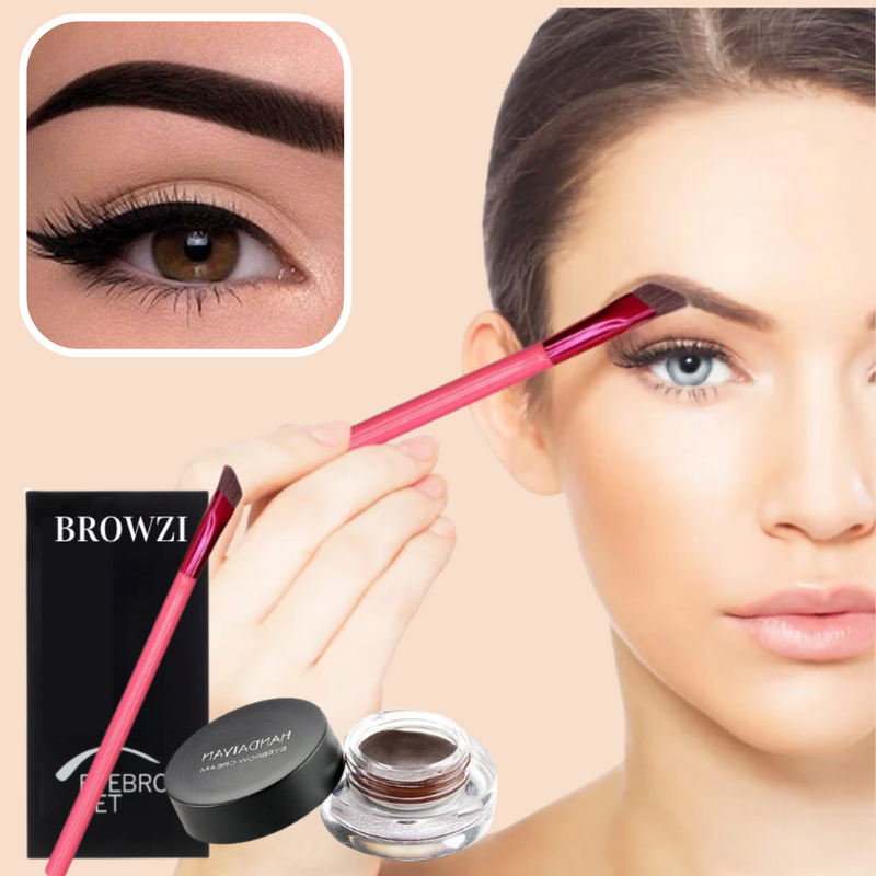 Browzi Augenbrauenset | Kit für dauerhafte vollere Augenbrauen
