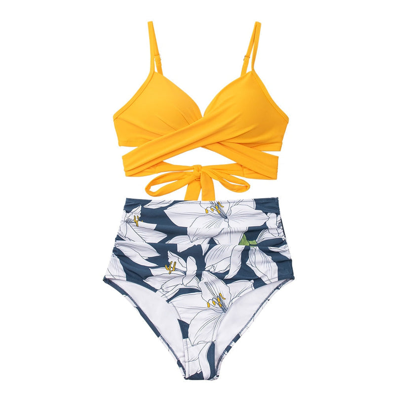 Clara™ High Waist Bikini | Komfortabel und stilvoll am Strand!