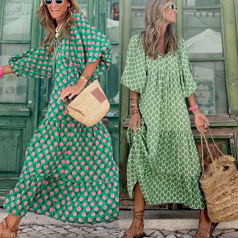 Mila Grünes Sommerkleid